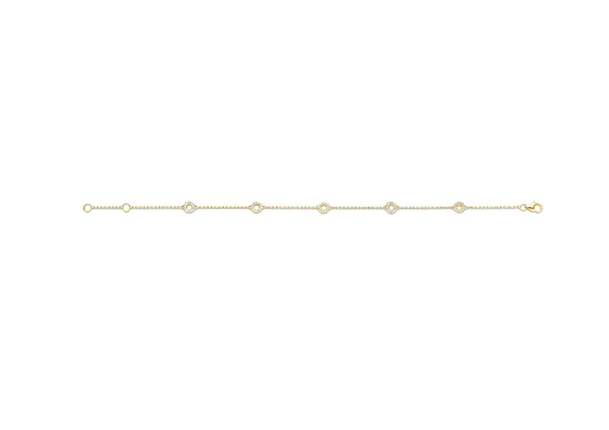 CALISTA – Armband aus 585 Gelbgold mit Zirkonia