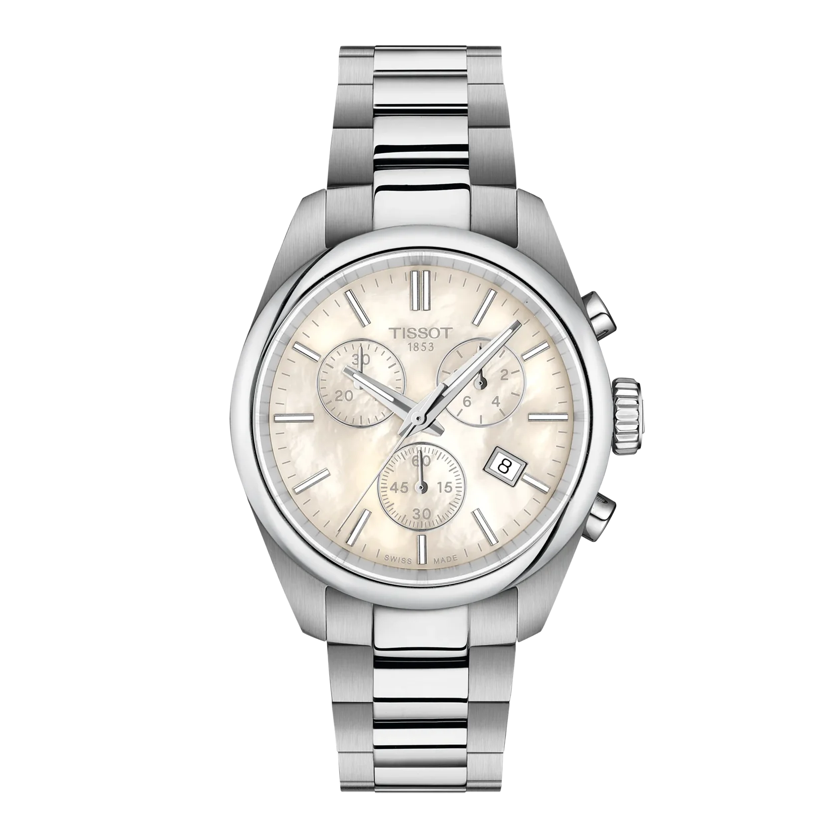 Tissot PR 100 36 mm Perlmutt Edelstahl – Ref. T1502171111100
