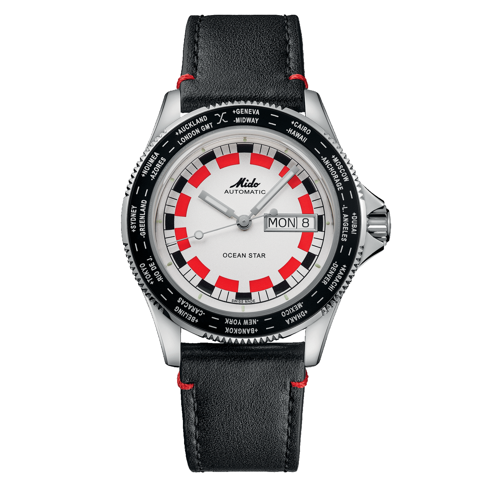 MIDO Ocean Star Worldtimer M026.830.16.030.00 - ∅ 40.5mm
