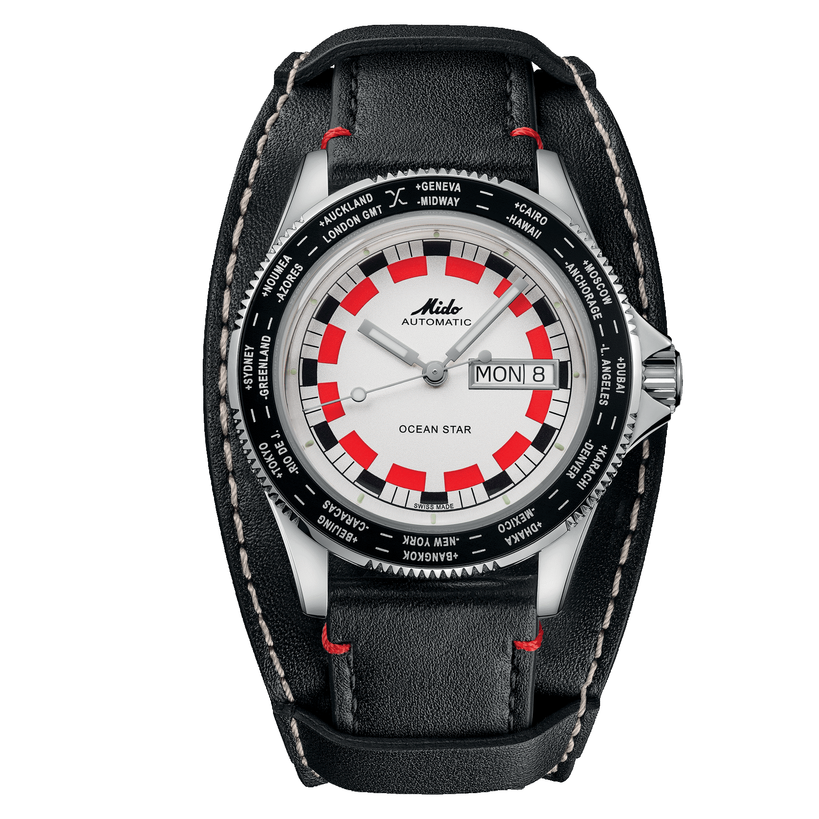 MIDO Ocean Star Worldtimer M026.830.16.030.00 - ∅ 40.5mm