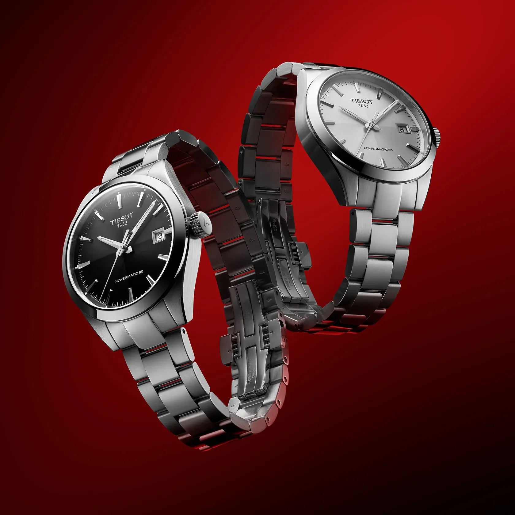 Tissot Gentleman 38 mm Silber Edelstahl – Ref. T1658071103100