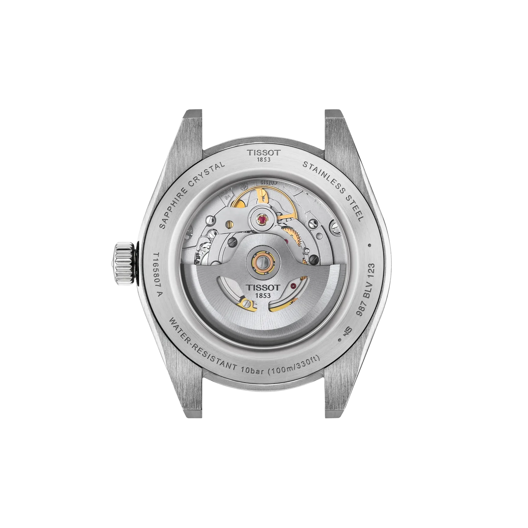 Tissot Gentleman 38 mm Silber Edelstahl – Ref. T1658071103100