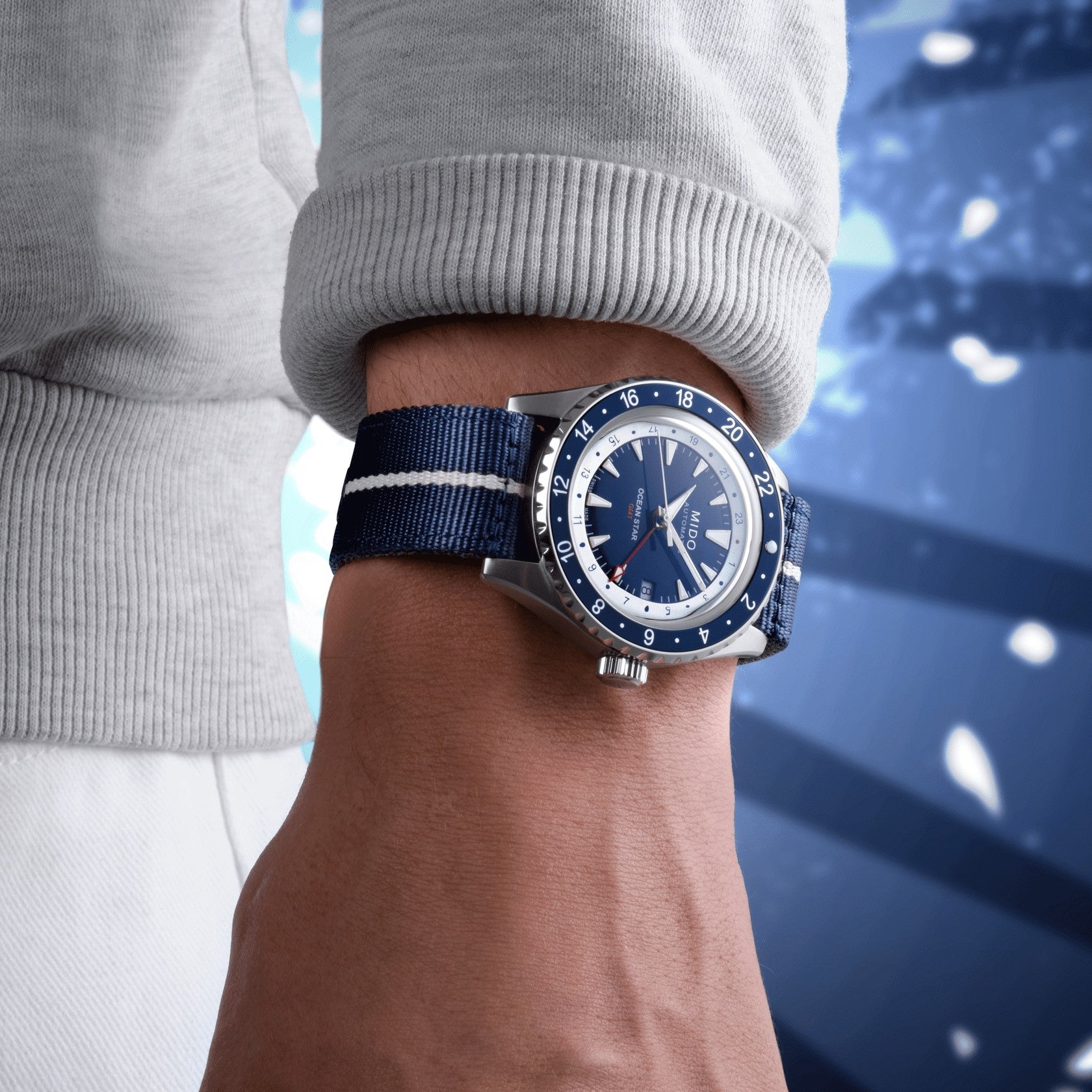 Mido M0268291804100 Special Edition (1 zusätzliches Band) Ocean Star GMT