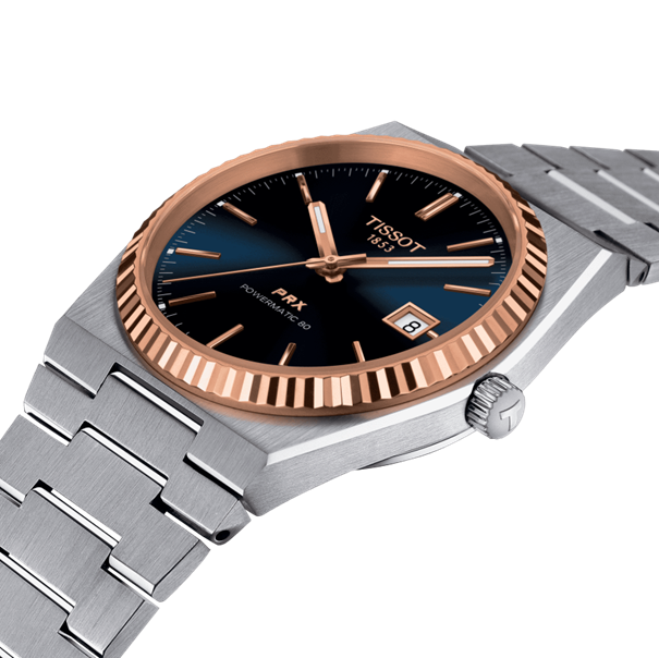 T931.407.41.041.00 Tissot PRX Powermatic 80 steel & 18K gold bezel