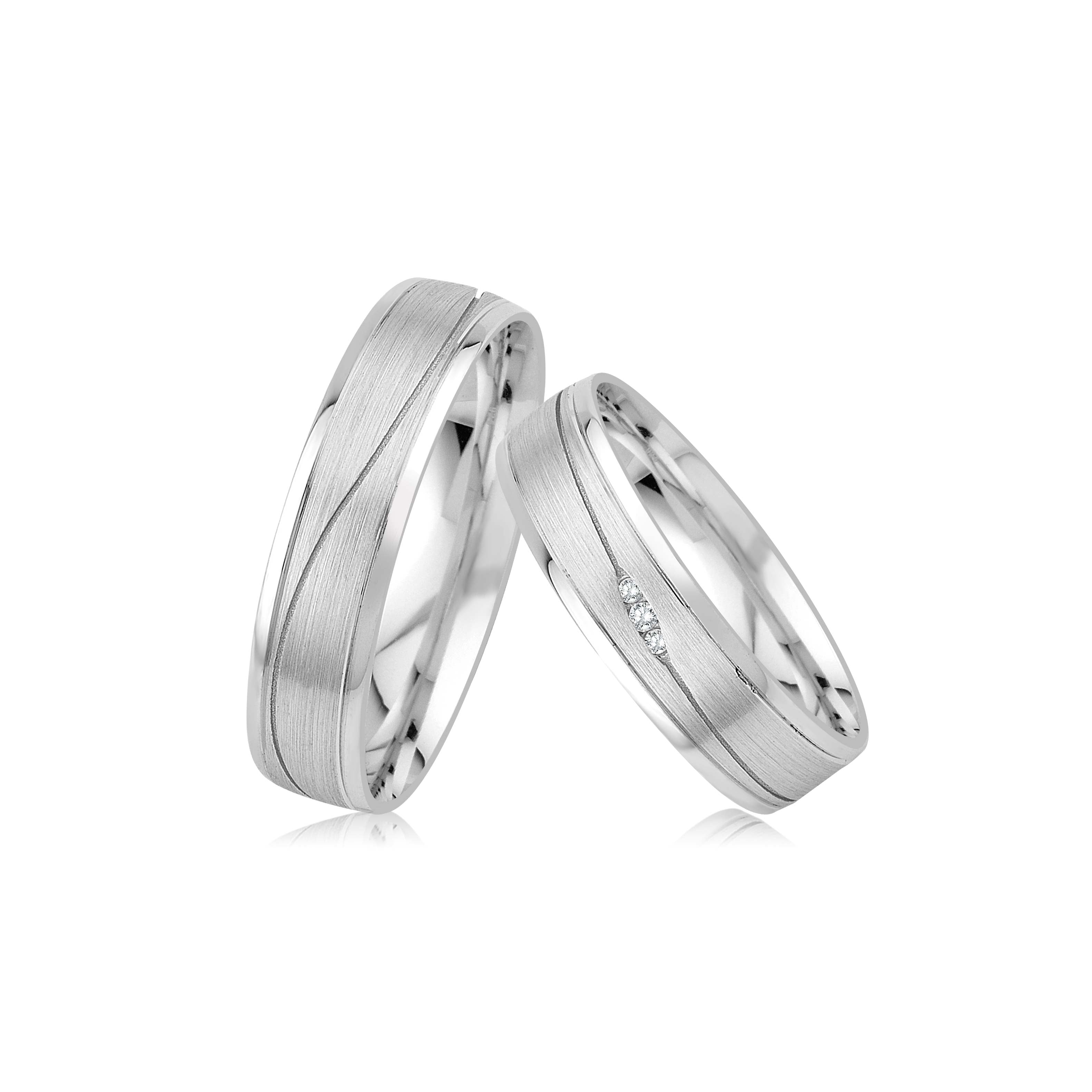 Partnerringe -/ Freundschaftsringe 925 Silber - Alice 36