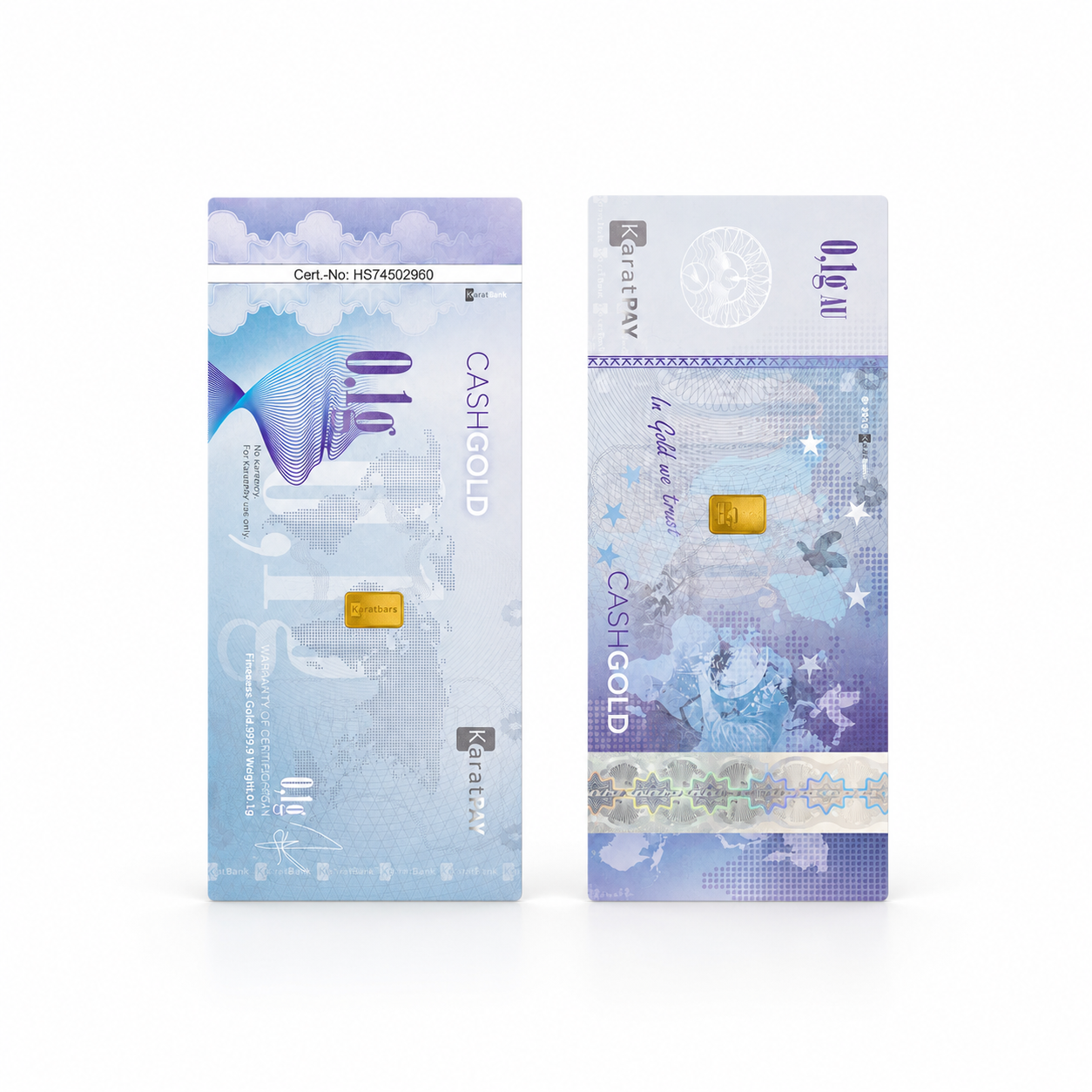 0,1 g Feingold-Geschenkkarte 999,9 – Edle Geschenkidee mit Feingold