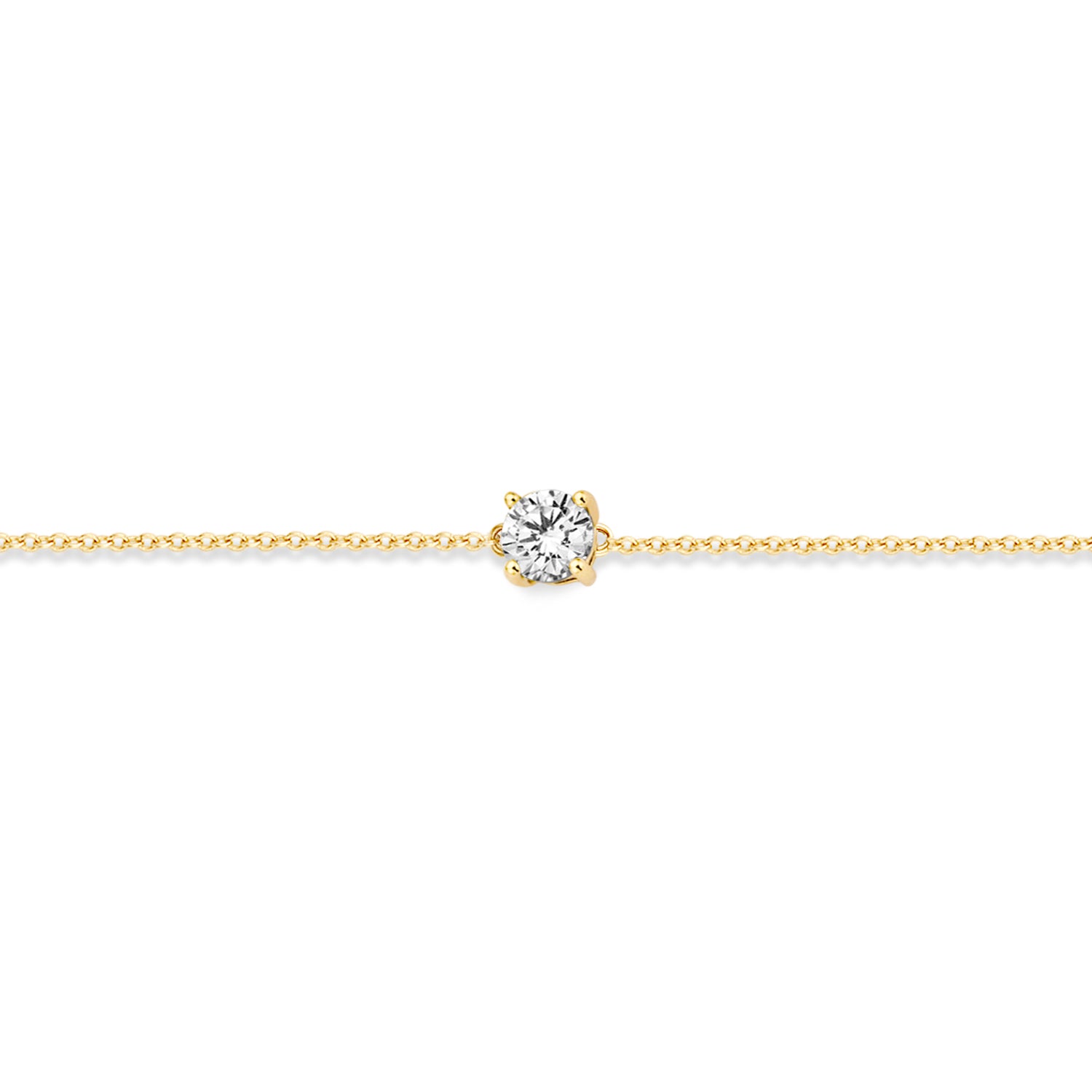 Armband Luce 585er Gelbgold mit Zirkonia