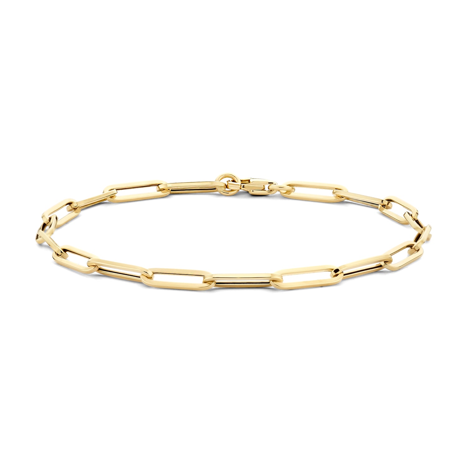 Solira Armband aus 585er Gelbgold am weiblichen Handgelenk getragen – eleganter GIORO-Schmuck für jeden Anlass
