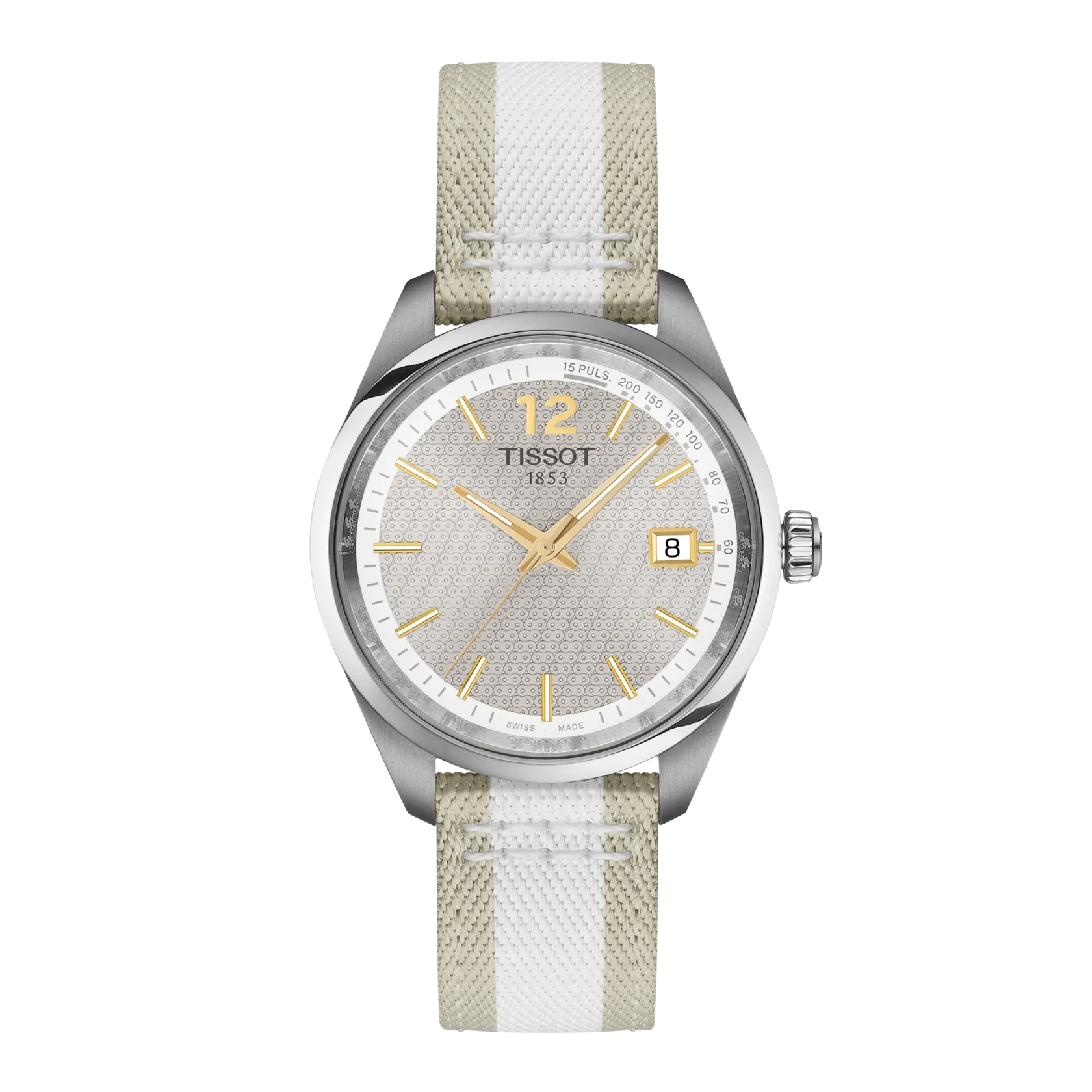 Tissot PR 100 Cycling 34 mm Grau Textil – Ref. T1502101703700