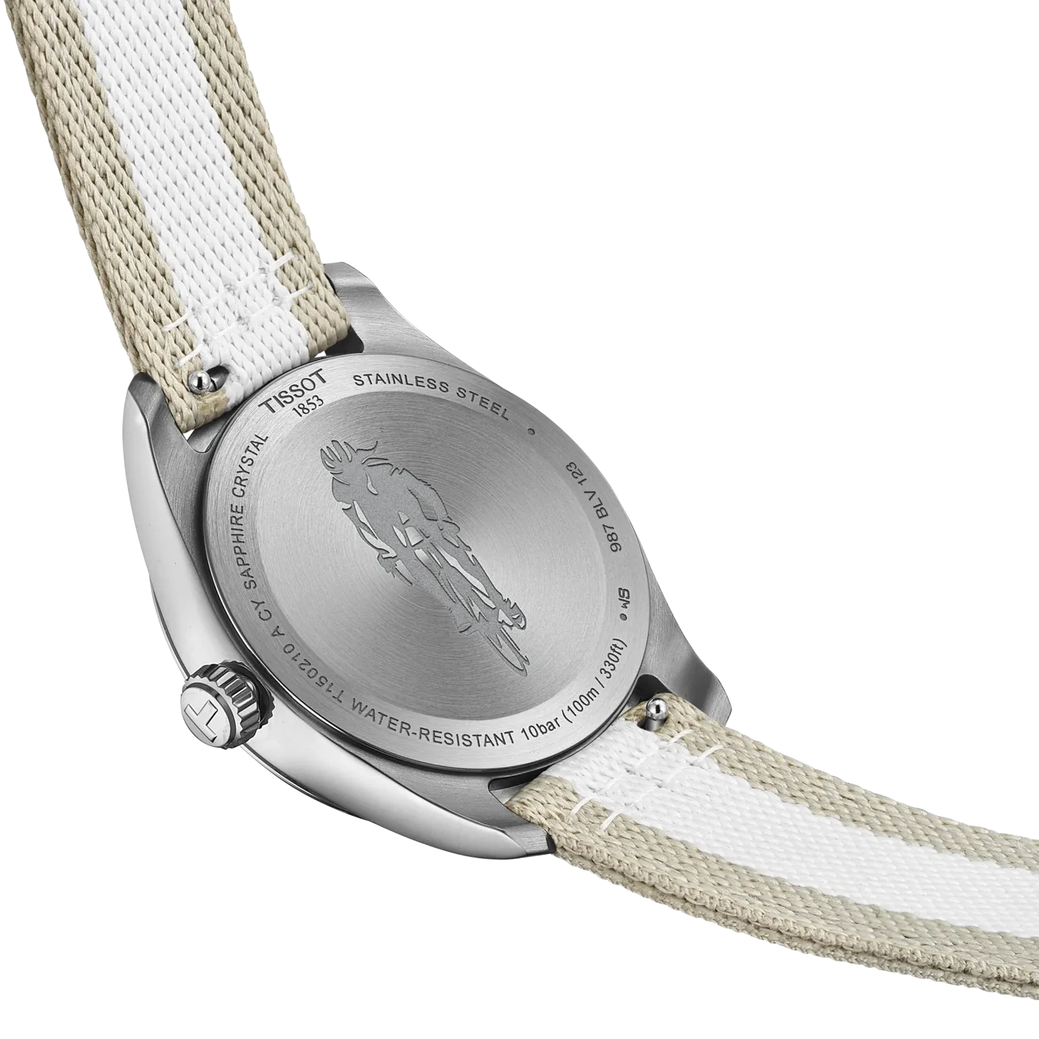 Tissot PR 100 Cycling 34 mm Grau Textil – Ref. T1502101703700