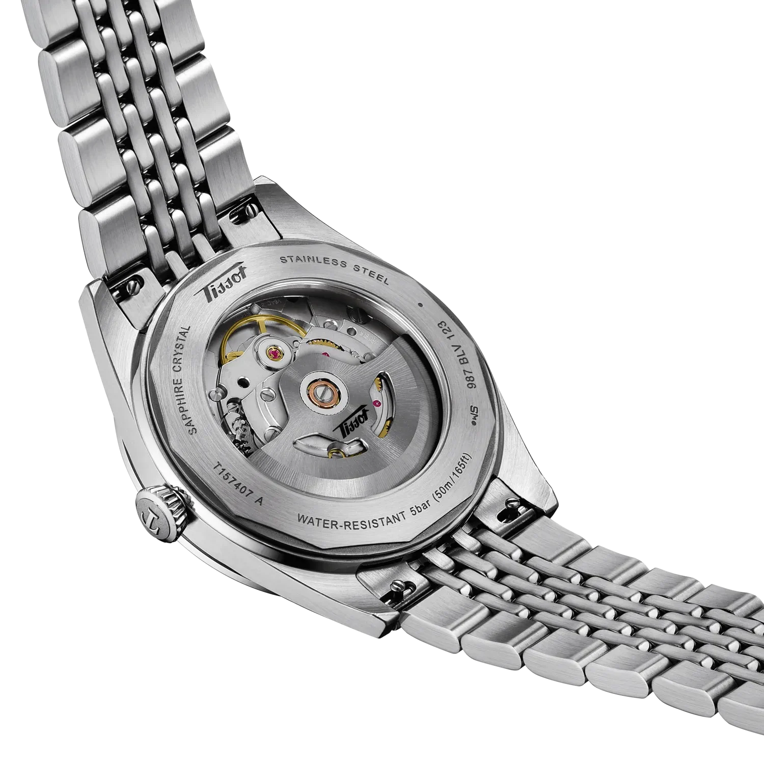 Tissot Visodate Powermatic 80 Automatik Uhr Blau 39 mm Edelstahl – Ref. T1574071104100