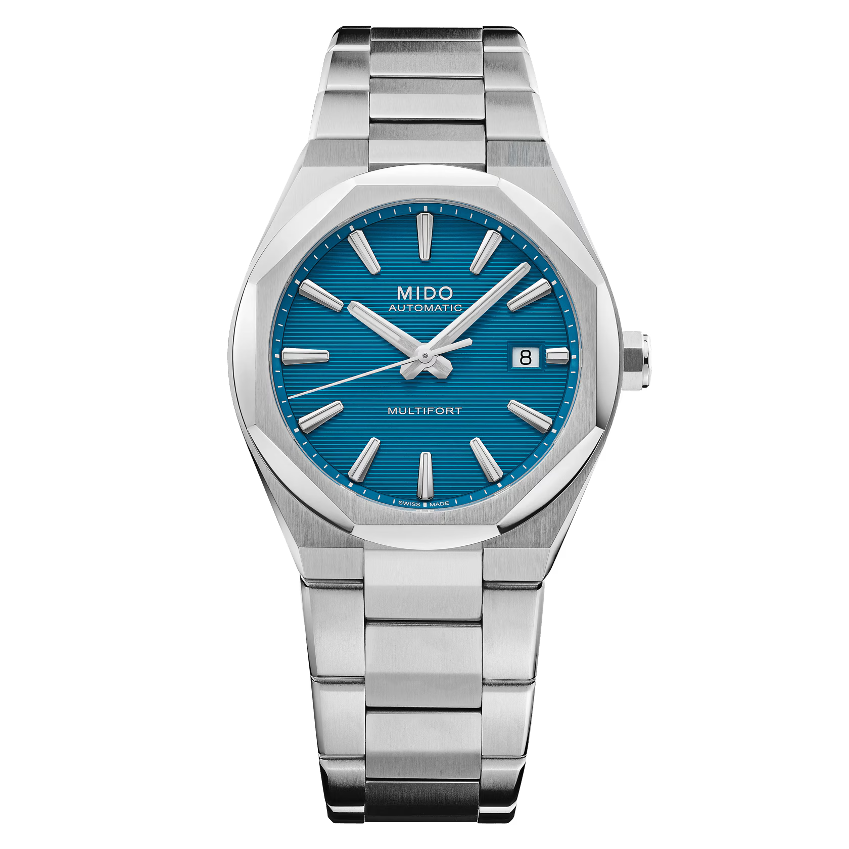 Mido Multifort 8 One Crown Türkis Edelstahl Ref M0555071104100