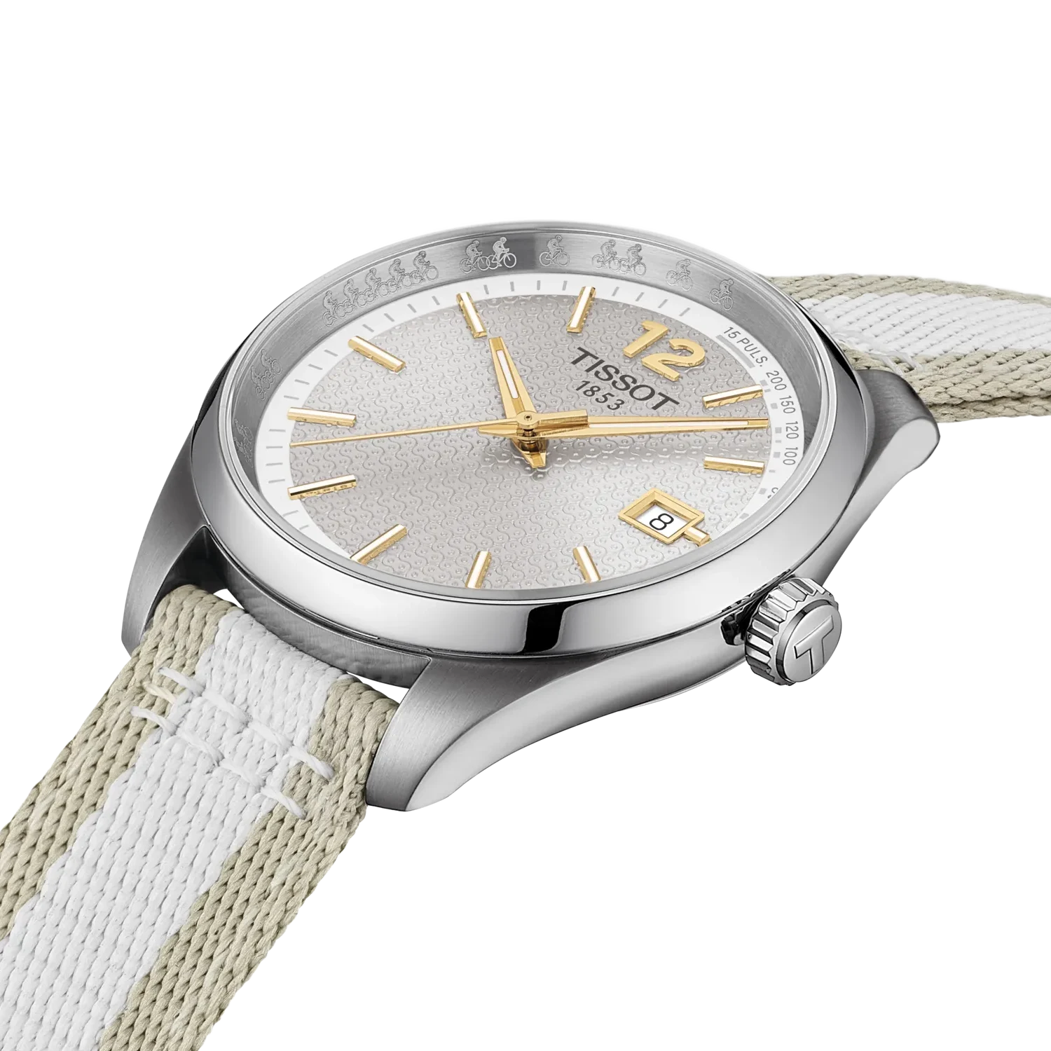 Tissot PR 100 Cycling 34 mm Grau Textil – Ref. T1502101703700